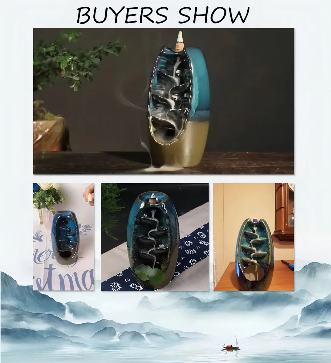 Porta Inciensos en cascada -Royal Incense